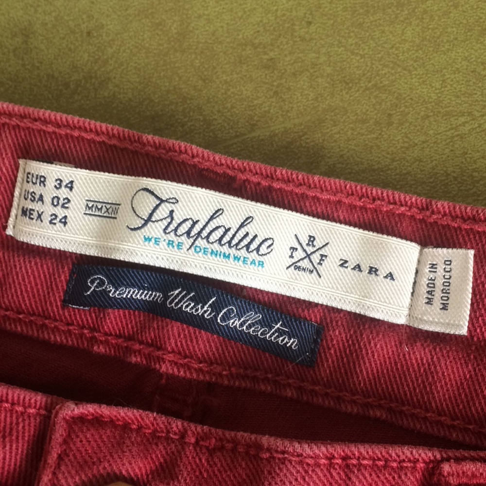 Zara Pink Jean Shorts - Picture 3 of 5
